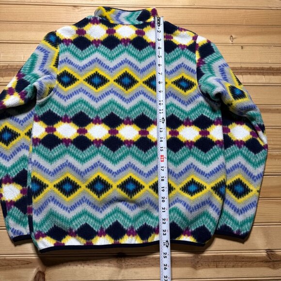 Patagonia Synchilla Snap-T Aztec Twist Fleece Pullover Jacket Women's Small - Picture 11 of 12